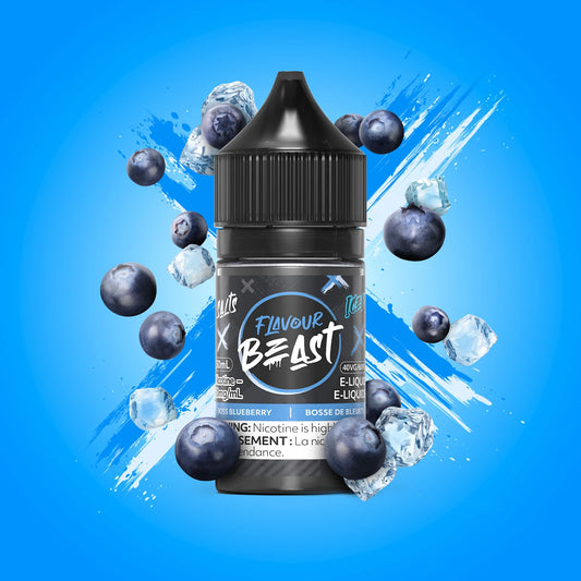 Flavour beast E-liquid- Boss Blueberry Ice 10mg/30ml(provincial tax)