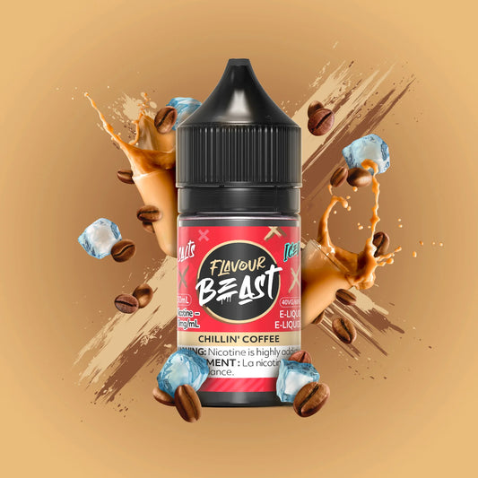 Flavour beast E-liquid- Chillin Coffee Ice 20mg/30ml(provincial tax)