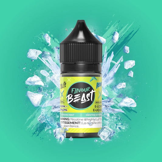 Flavour beast E-liquid- Extreme Mint Ice 10mg/30ml(provincial tax)