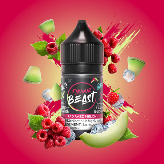 Flavour beast E-liquid- Rad Razz Melon Ice 20mg/30ml(provincial tax)