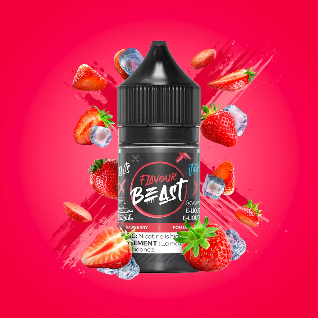 Flavour beast E-liquid- Sic Strawberry iced 20mg/30ml(provincial tax)