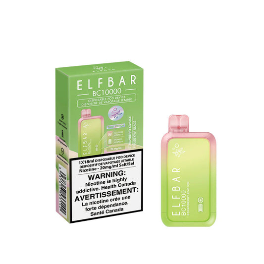 Elf bar bc 10000 Strawberry Kiwi Ice (Provincial tax)