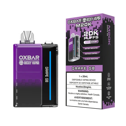 Oxbar 20k Grape GB (Provincial tax)