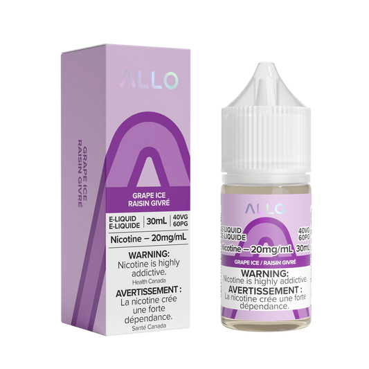 ALLO Eliquid 20mg/30ml grape ice (Provincial tax)