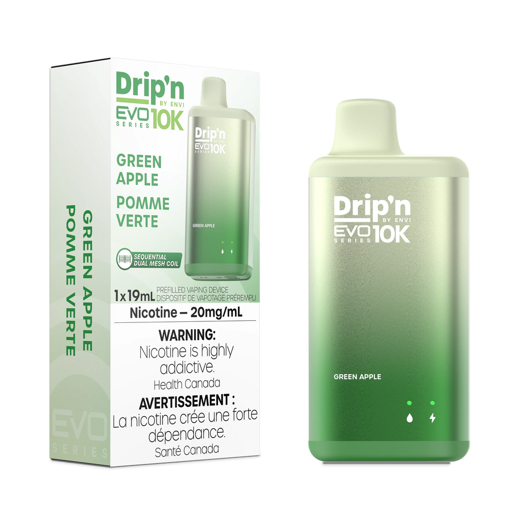 Dripn Evo 10k Green apple (Provincial Tax)