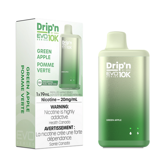 Dripn Evo 10k Green apple (Provincial Tax)