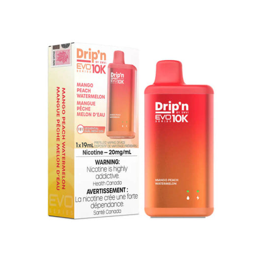 Dripn Evo 10k mango peach watermelon (Provincial Tax)