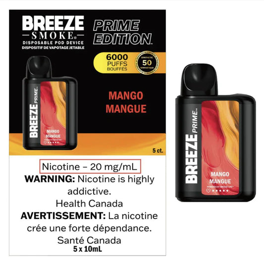 Breeze prime 6000 Synthetic 50 (20mg) Mango (Provincial tax)