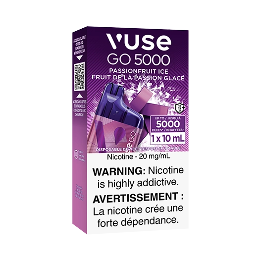 Vuse Go 2.0 5000 Passionfruit Ice (Provincial tax)