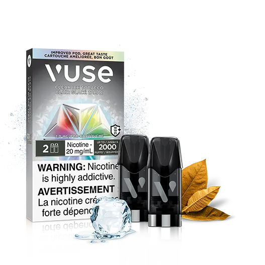 Vuse ePod 20mg Clear ice tobacco (Provincial tax)