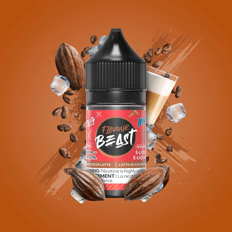 Flavour beast E-liquid- Loco cocoa latte 20mg/30ml(provincial tax)