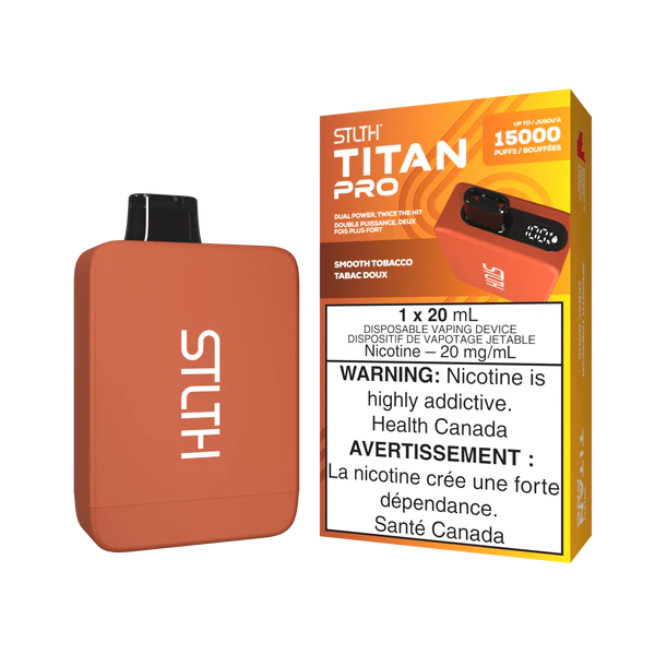 STLTh Titan pro 15k Smooth tobacco (Provincial tax)