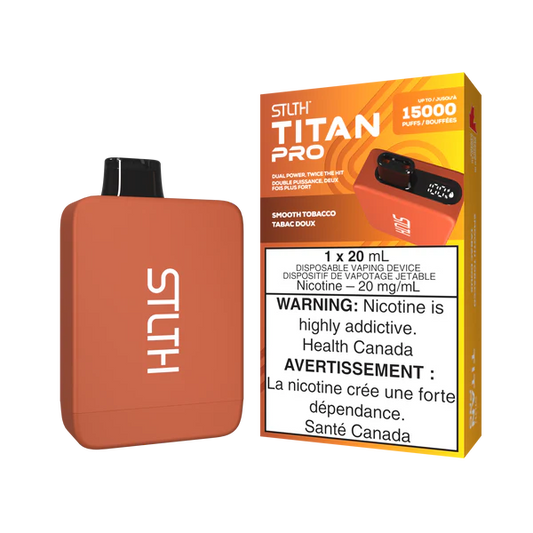 STLTh Titan pro 15k Smooth tobacco (Provincial tax)