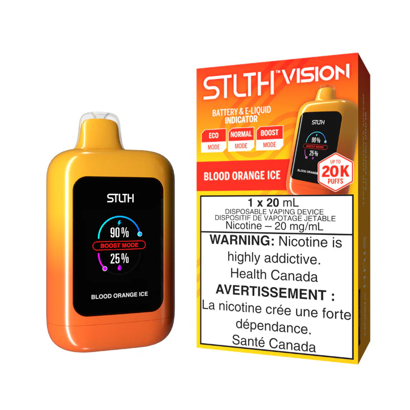 STLTh vision 20k puffs blood orange ice (provincial tax)