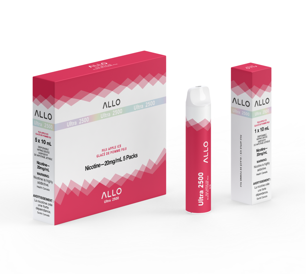 Allo 2500 20mg Fuji Apple ice*