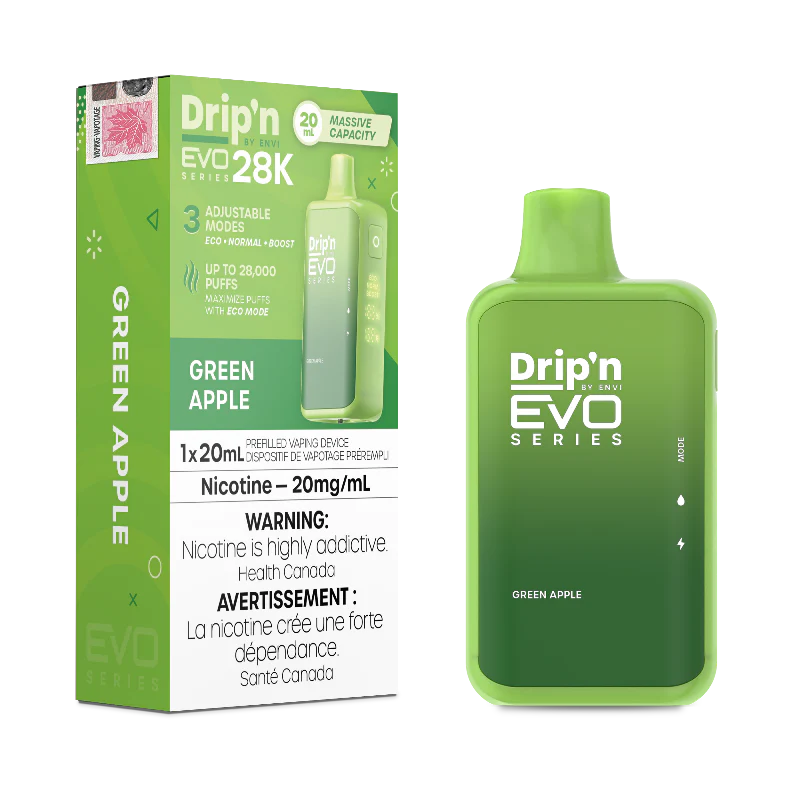 Dripn Evo 28000 Green Apple*