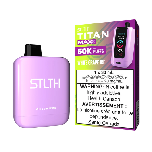 STLTh Titan Max 50k - White Grape Ice (Provincial tax)