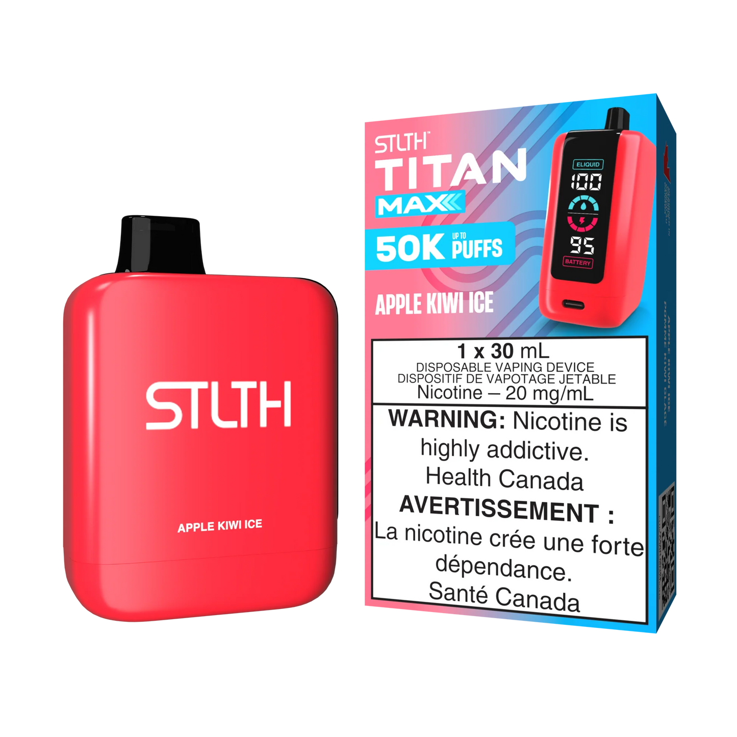 STLTh Titan Max 50k - Apple Kiwi Ice (Provincial tax)