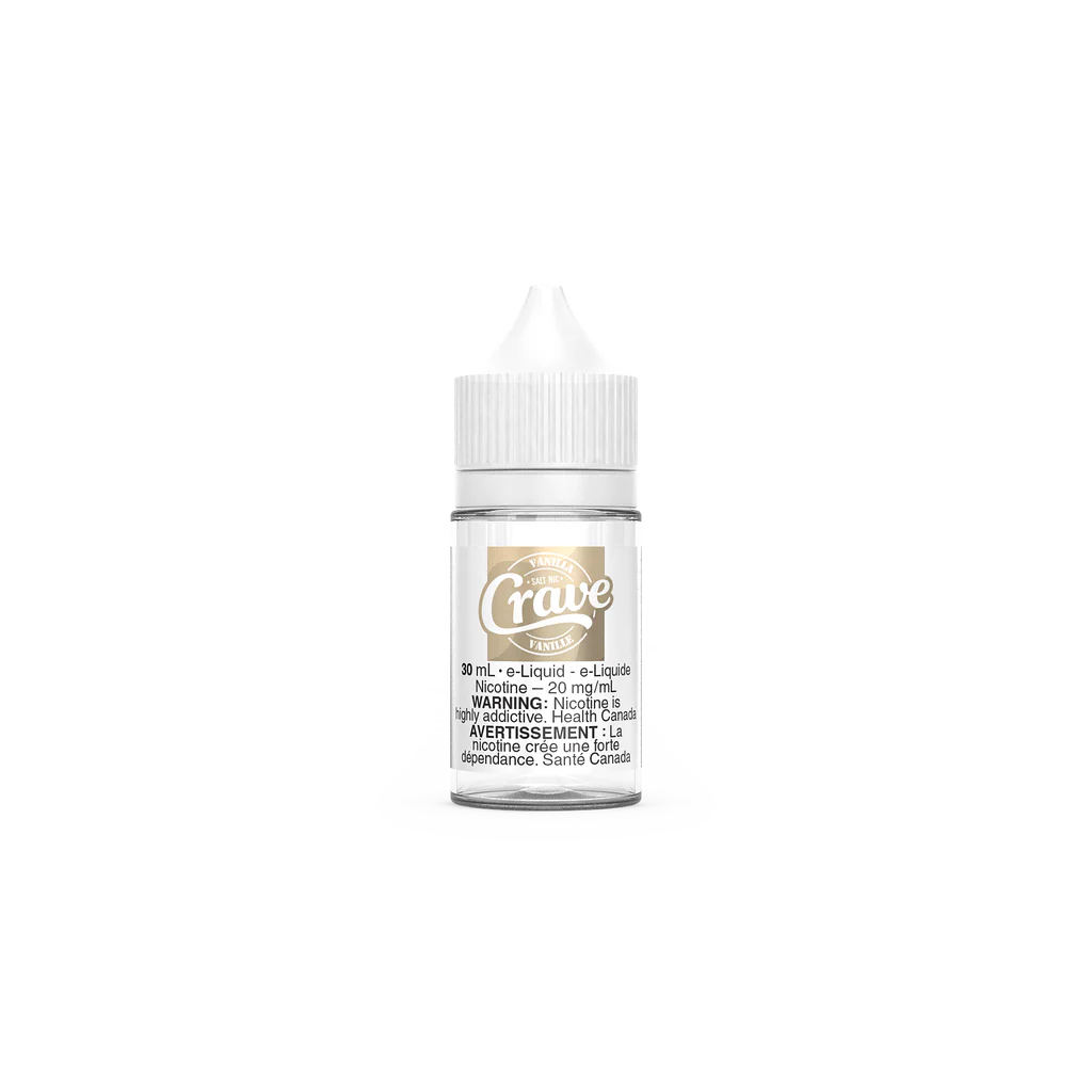 Crave E-liquid- Vanilla 20mg/30ml (provincial tax)