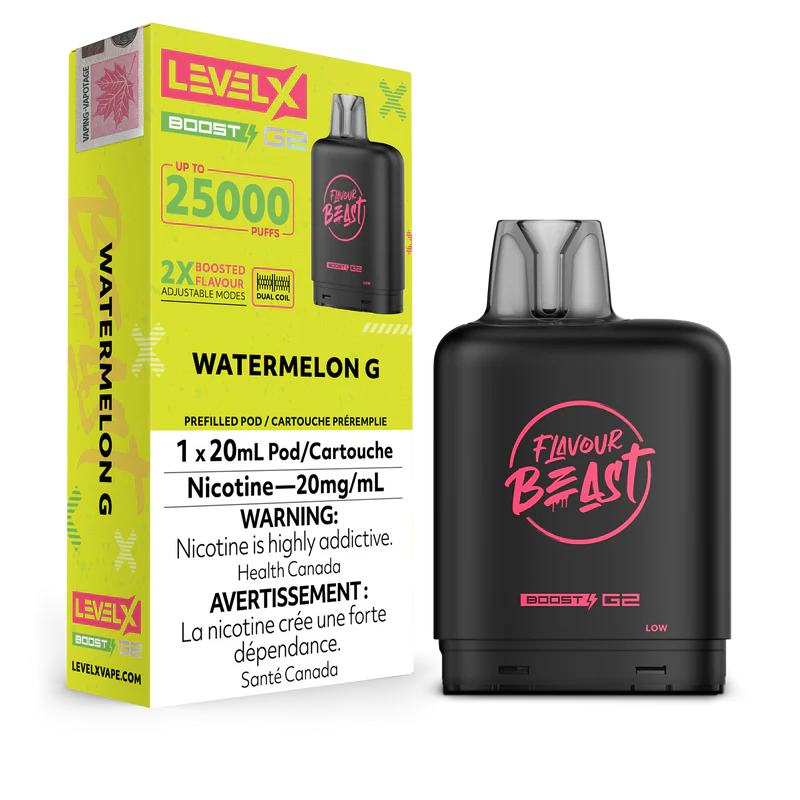 Level X Boost pod G2 25k Puffs Watermelon G*