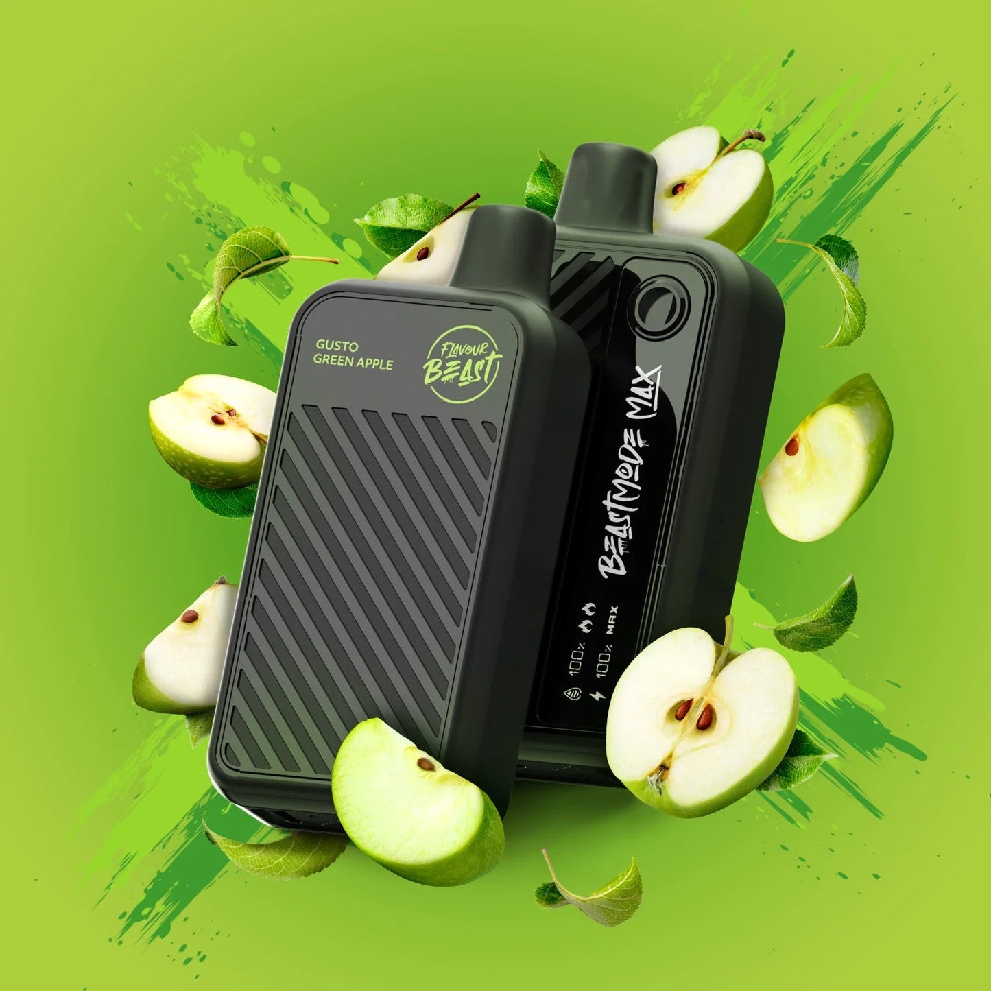 Flavour beast Beast mode max 18k puffs Gusto Green Apple*