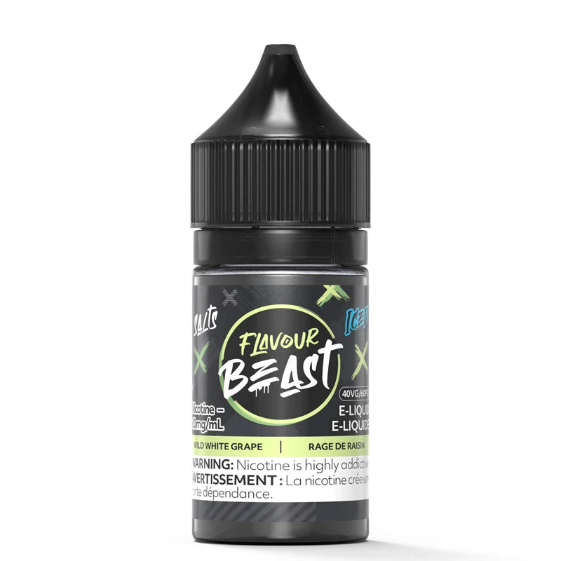 Flavour beast E-liquid- Wild white grape iced 20mg/30ml*