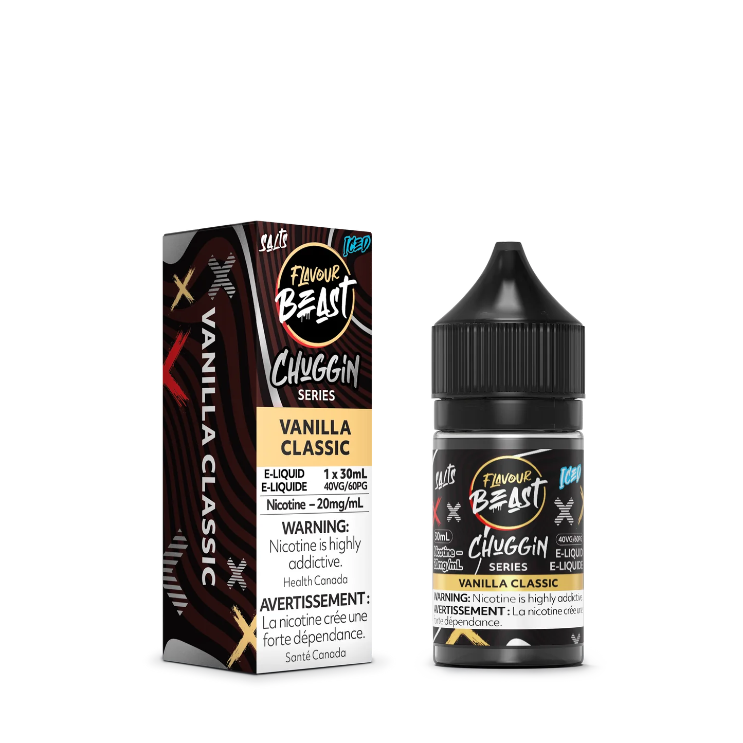 Flavour beast E-liquid- Chuggin vanilla classic D 20mg/30ml(provincial tax)