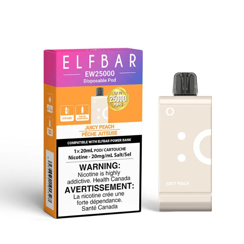 Elfbar EW 25000 pod Juicy Peach (Provincial tax)