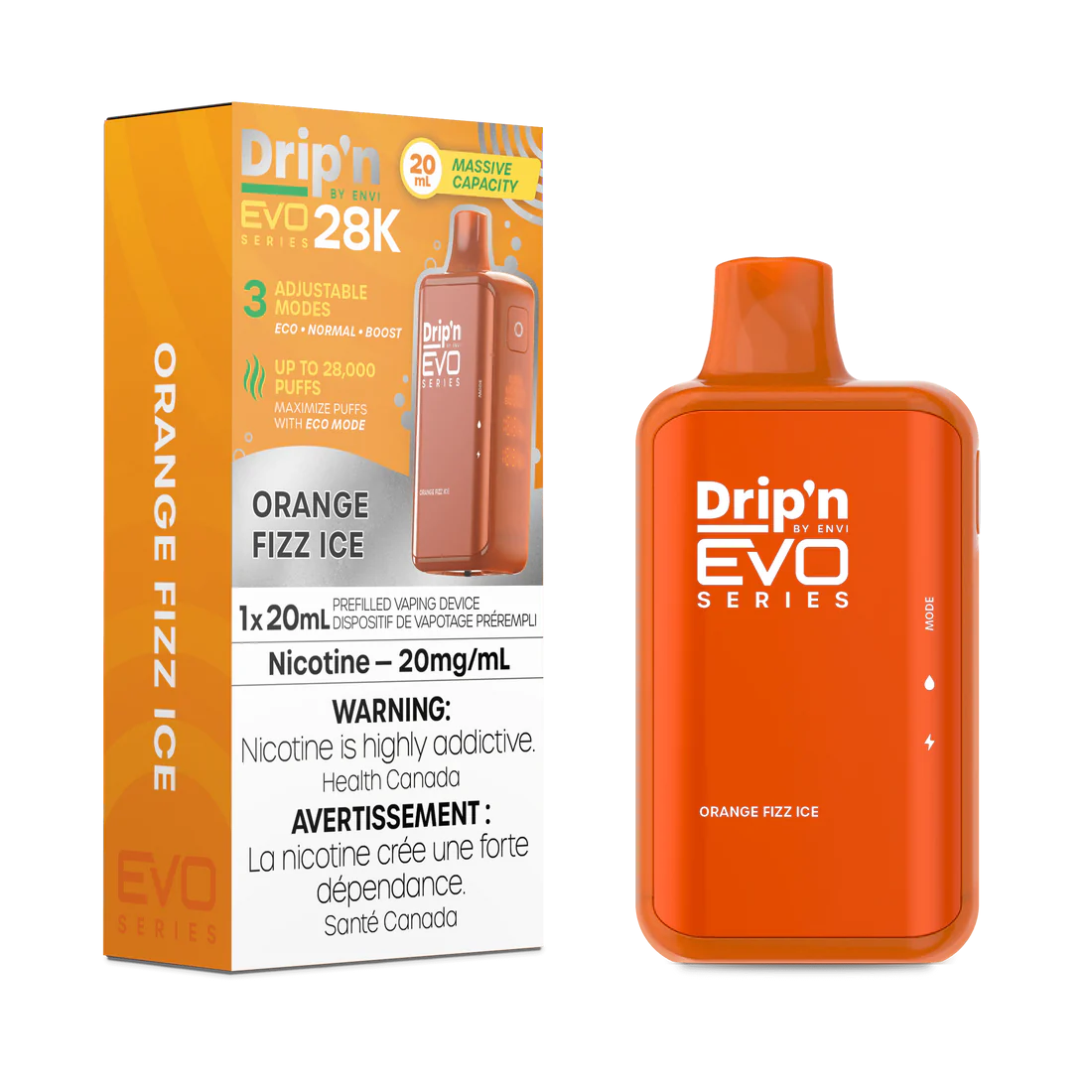 Dripn Evo 28000 Orange Fizz Ice*