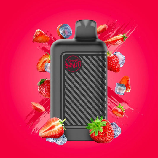 Flavour Beast Beast Mode 8000 Sic Strawberry Ice*