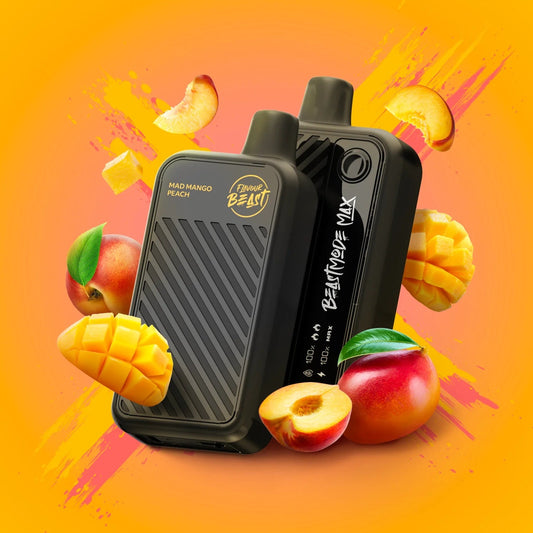 Flavour beast Beast mode max 18k puffs Mad Mango Peach*