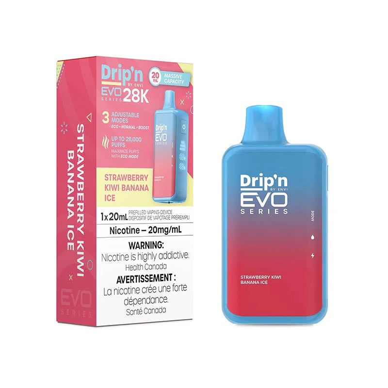 Dripn Evo 28000 Strawberry Kiwi Banana ice*