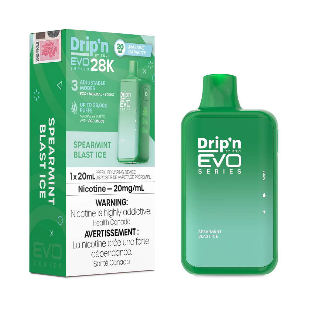 Dripn Evo 28000 Spearmint blast ice*