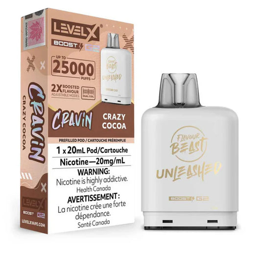 Level X Boost pod G2 25k Unleashed Cravin Crazy Cocoa*