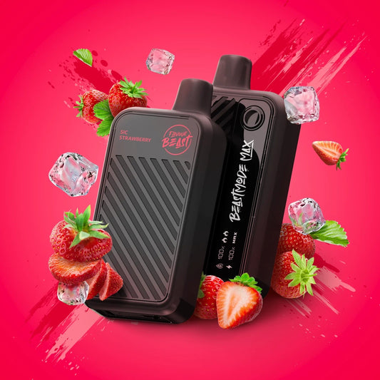 Flavour beast Beast mode max 18k puffs Sic Strawberry Ice*