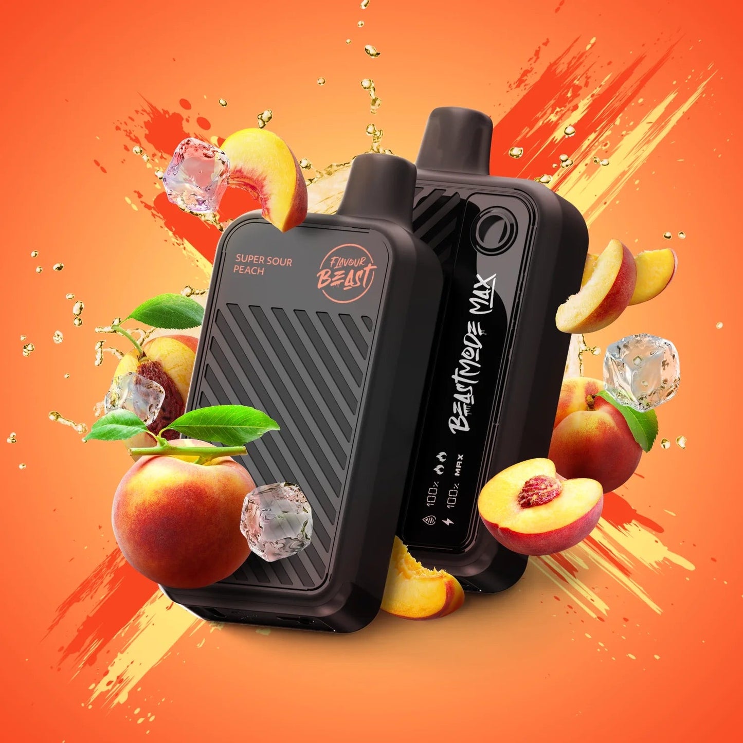 Flavour beast Beast mode max 18k puffs Super Sour Peach*