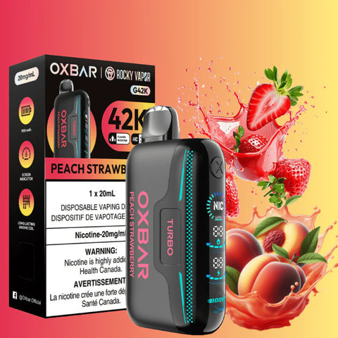 Rocky Vapor Oxbar G42k puffs Peach strawberry (Provincial tax)