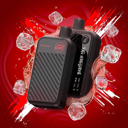 Flavour beast Beast mode max 18k puffs Chuggin Red Classic Ice*