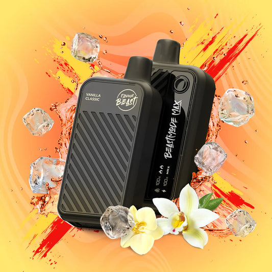 Flavour beast Beast mode max 18k puffs Chuggin Vanilla Classic Ice *