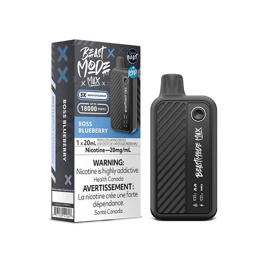 Flavour beast Beast mode max 18k puffs Boss blueberry *