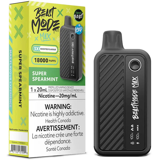 Flavour beast Beast mode max 18k puffs Super spearmint *