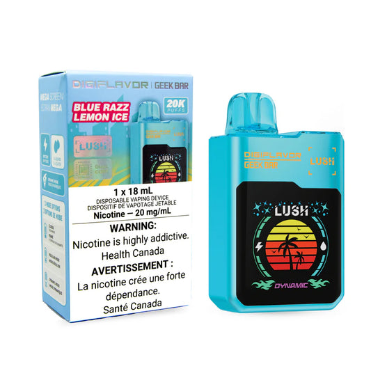 Geek bar Digiflavor Lush 20k Blue razz lemon ice(Provincial tax)