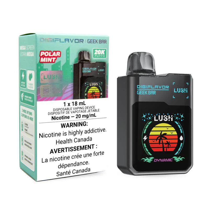 Geek bar Digiflavor Lush 20k Polar mint (Provincial tax)