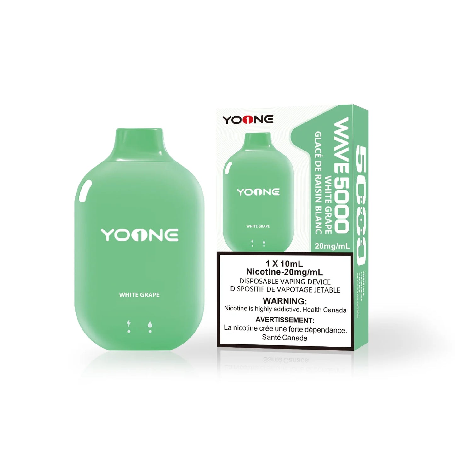 Yo One Wave5000 White grape (Provincial tax)