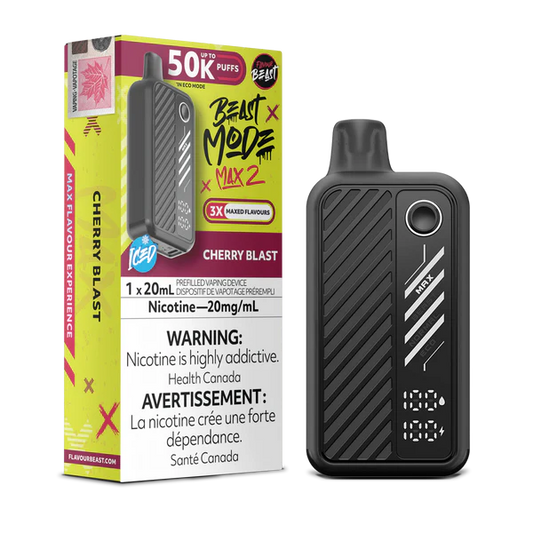 Flavour beast Beast mode max 2 50k puffs Cherry Blast (ProvincialTax)