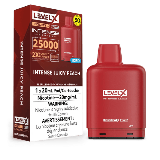 Level X Boost pod G2 25k Puffs Intense Juicy Peach *