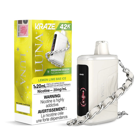 Kraze Luna 42k Lemon Lime Bae Ice (provincial tax)