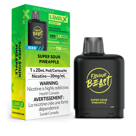 Level X Boost pod G2 25k Puffs Super sour Pineapple *