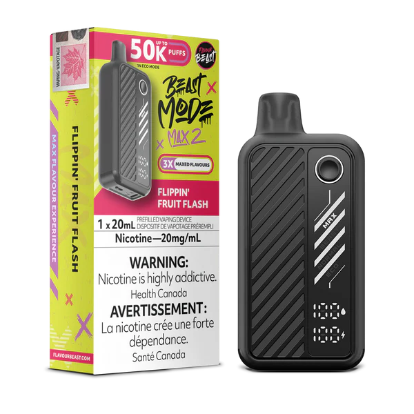 Flavour beast Beast mode max 2 50k puffs Flippin Fruit Flash *
