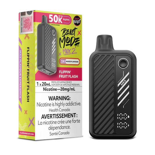 Flavour beast Beast mode max 2 50k puffs Flippin Fruit Flash *